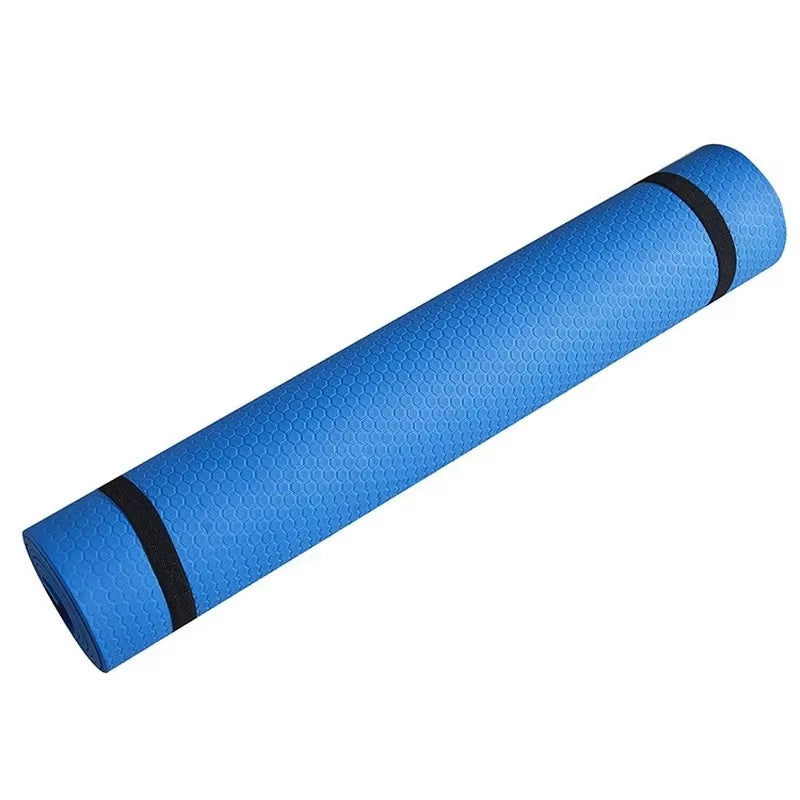 Yoga Mat Anti-Skid Sports Fitness Mat 3MM-6MM Thick EVA Comfort Foam Yoga Matt for Exercise, Yoga, and Pilates Gymnastics Mat