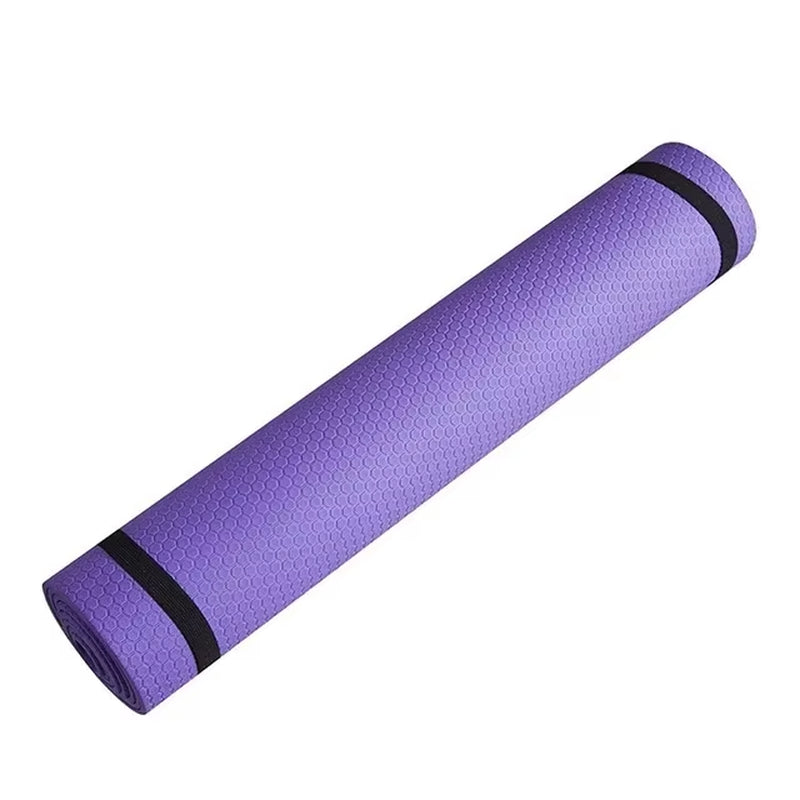 Yoga Mat Anti-Skid Sports Fitness Mat 3MM-6MM Thick EVA Comfort Foam Yoga Matt for Exercise, Yoga, and Pilates Gymnastics Mat