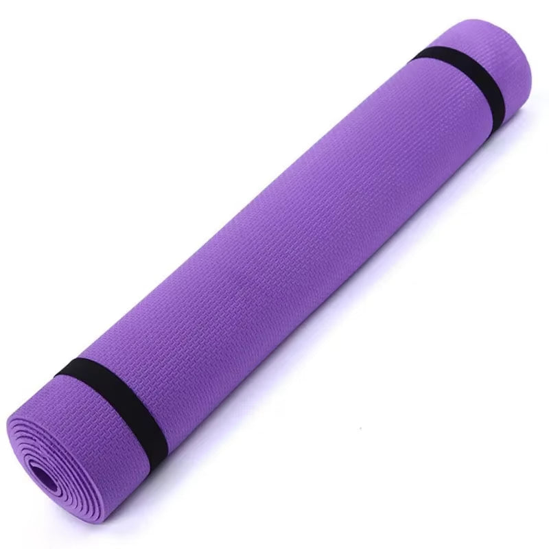 Yoga Mat Anti-Skid Sports Fitness Mat 3MM-6MM Thick EVA Comfort Foam Yoga Matt for Exercise, Yoga, and Pilates Gymnastics Mat